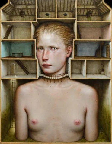 Bild: Dino Valls neustes Malerei in der Galerie 100 Kubik