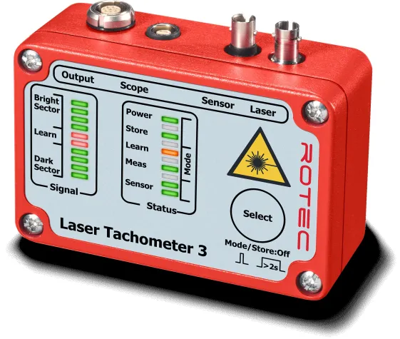 Bild: Neu von Rotec: Laser Tachometer 3