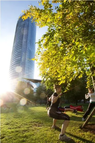 Bild: Outdoor Gym - Training an der frischen Luft