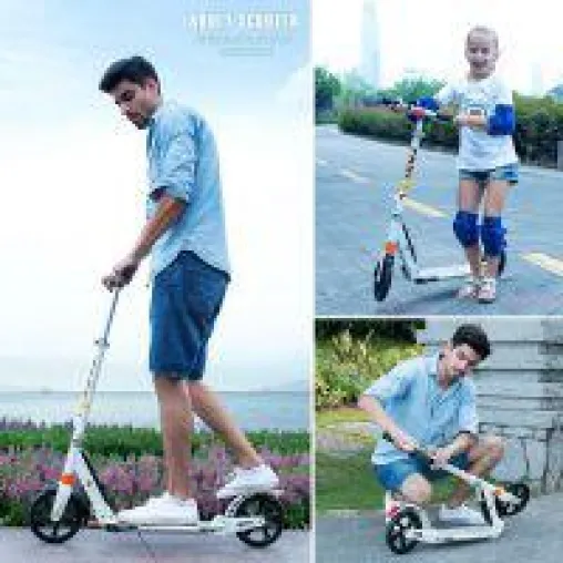 Bild: Big Wheel Kick Scooter von Fascol bietet stylische Mobilität für Teens und Erwachsene