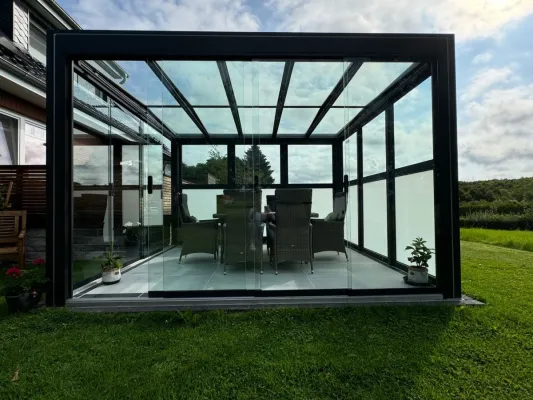 Bild: Nachhaltigkeit bei Terrassendächern aus Aluminium und Glas
