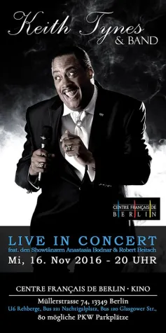 Bild: Keith Tynes & Band live im Centre Français de Berlin