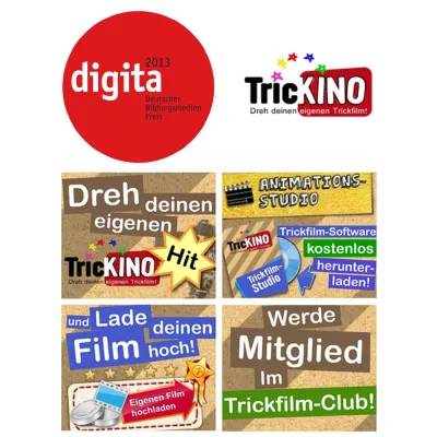 Bild: KIDS interactive gewinnt Deutschen Bildungsmedienpreis DIGITA 2013 für „TricKINO.de"
