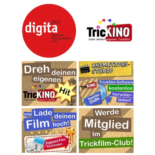 Bild: KIDS interactive gewinnt Deutschen Bildungsmedienpreis DIGITA 2013 für „TricKINO.de"