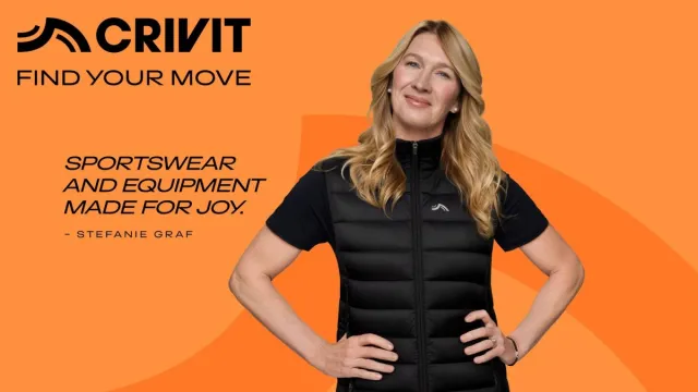 Bild: CRIVIT und Stefanie Graf starten internationale Partnerschaft unter dem Motto "FIND YOUR MOVE"
