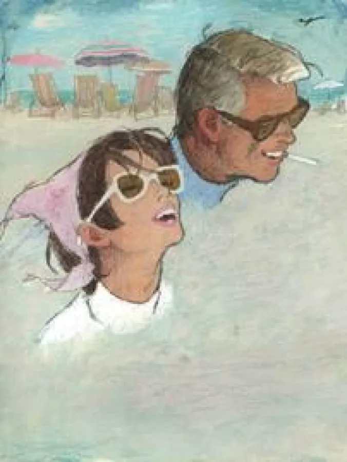 Anzeigenentwurf für die Marke Astor von Max Hoff, 1966