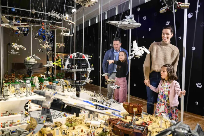 Basteln und Bauen in Kloster Eberbach Bild: Basteln und Bauen in Kloster Eberbach