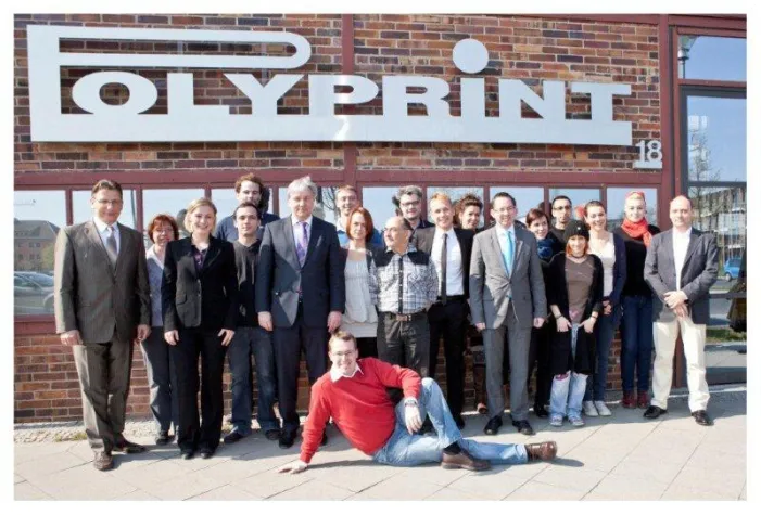 Bild: Regierender Bürgermeister von Berlin besucht Druck- und Mediendienstleister Polyprint in Adlershof