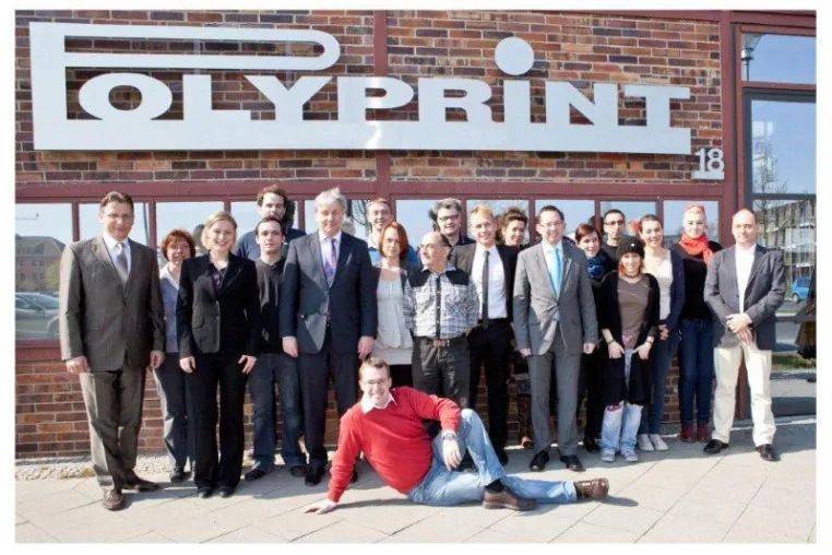 Bild: Regierender Bürgermeister von Berlin besucht Druck- und Mediendienstleister Polyprint in Adlershof