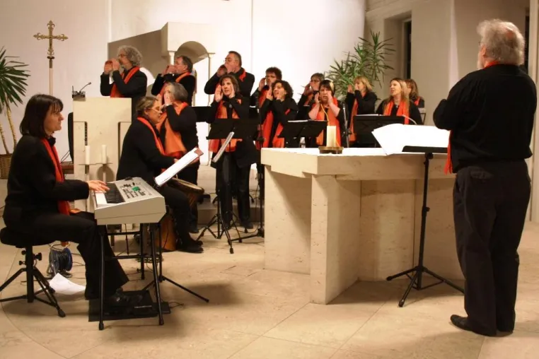 Bild: Benefizkonzert mit Gospelchor zu 160 Jahre Kolping-Stiftung Augsburg