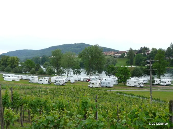 Bild: Treffen des Wohnmobilforum-Schweiz in Gailingen a.H.