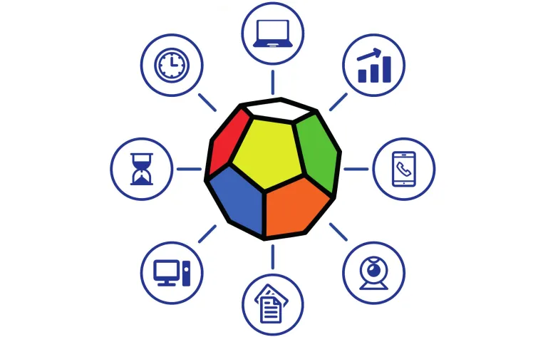Besseres Zeitmanagement durch innovative Lösungen: Der TimeSpin Würfel (Dodekaeder) stellt sich vor. Bild: Besseres Zeitmanagement durch innovative Lösungen: Der TimeSpin Würfel (Dodekaeder) stellt sich vor.