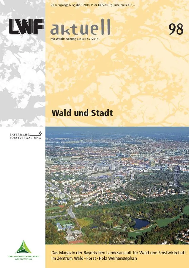 Cover von LWF aktuell 98 - Urban forestry