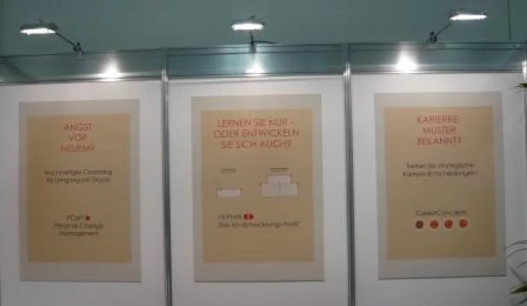 Bild: systemics consulting group auf Messe in Wiesbaden - Produkte für Coaching, Management-Diagnostik und Führung