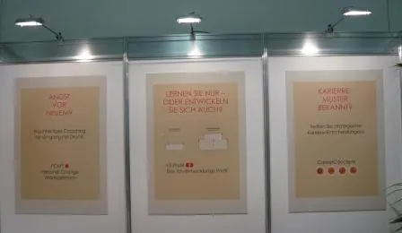Bild: systemics consulting group auf Messe in Wiesbaden - Produkte für Coaching, Management-Diagnostik und Führung