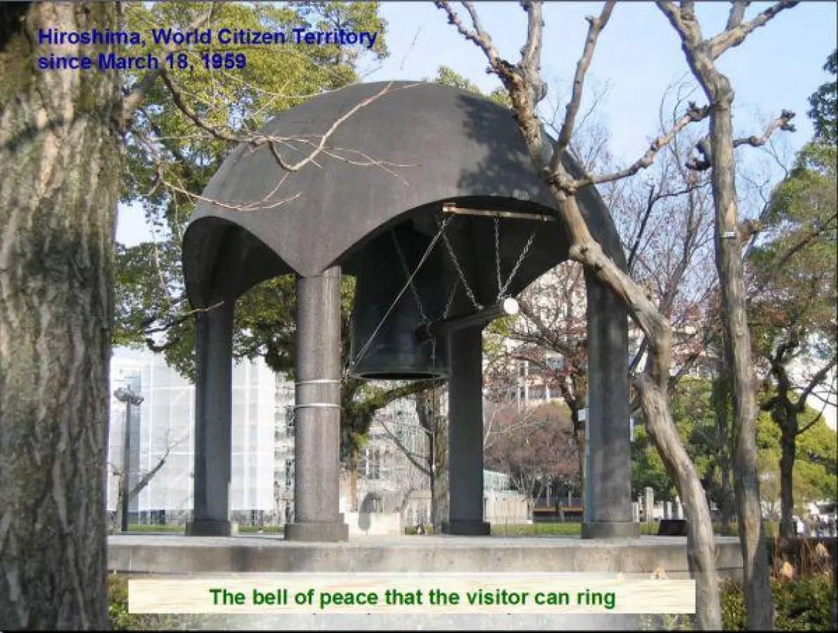 Hiroshima Friedensglocke (Foto RCM)