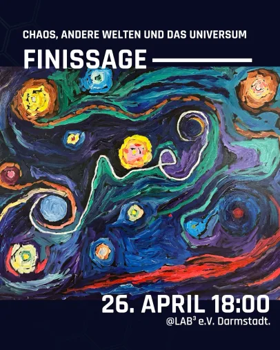 Bild: Finissage der Ausstellung "Chaos, andere Welten und das Universum" - Ed Belbruno
