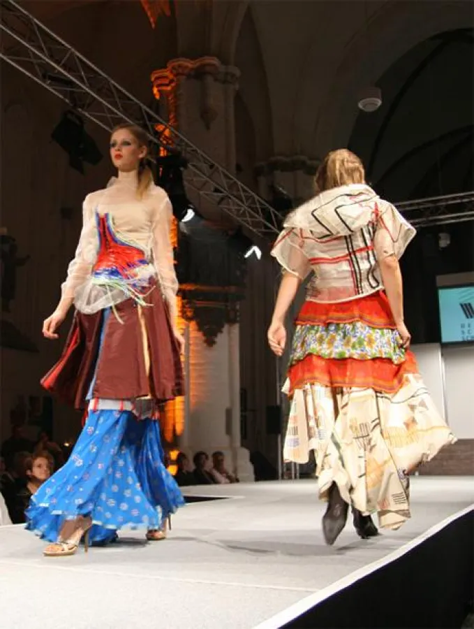 Die studentischen Kollektionen aus Schwerin begeisterten das Publikum in der ausverkauften Rostocker Nikolaikirche