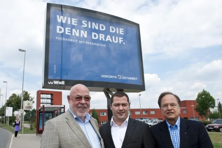 Bild: Münster im Zeichen der „Facharbeit mit Perspektive“ – überraschende Botschaft plakativ in Szene gesetzt