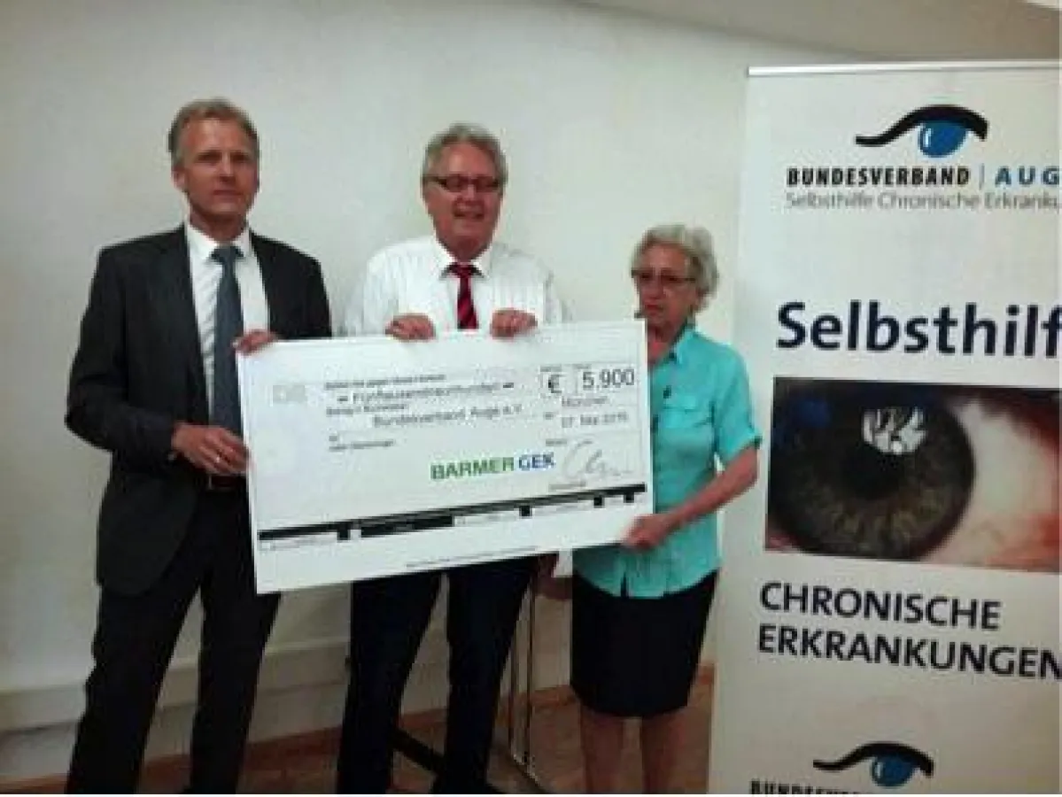 Helmut Stiglmayr, Dieter Staubitzer, Barbara Zülke (v.l.n.r.) Foto: Bundesverband AUGE