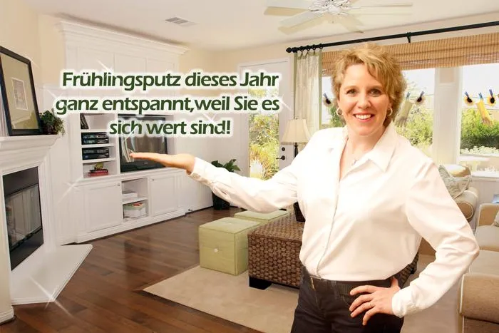 Frühlingsputz gegen Freizeit tauschen Bild: Frühlingsputz gegen Freizeit tauschen