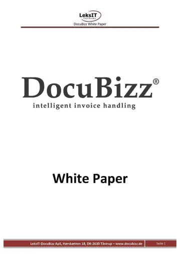 Bild: Neues DocuBizz White Paper gibt Klarheit über die Positionierung von Belegerkennungssystemen