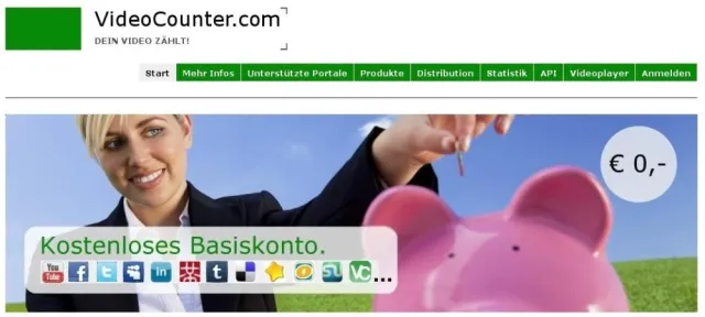 Bild: VideoCounter.com startet kostenlose Version für Viral Clip Seeding auf Social-Media- und Videoportale