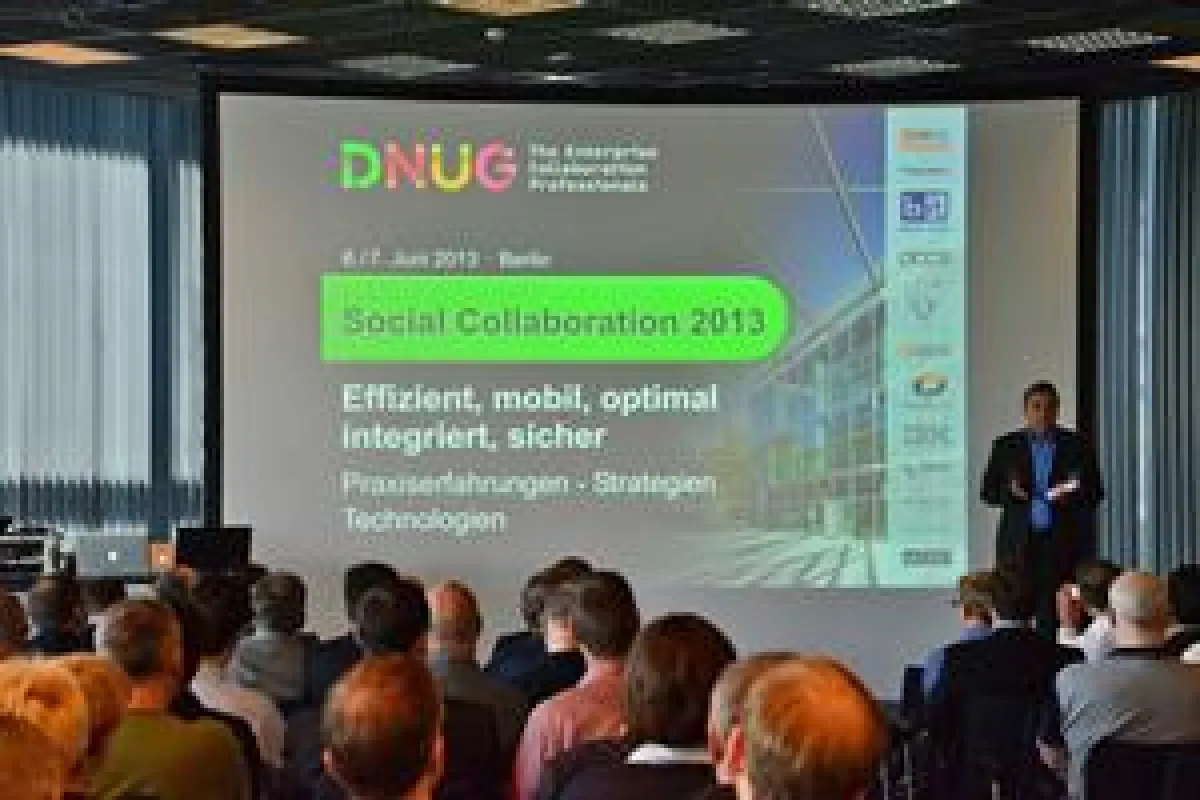 Unter dem Titel »Social Collaboration 2013« tagte die DNUG-Konferenz im Seminaris CampusHotel Berlin