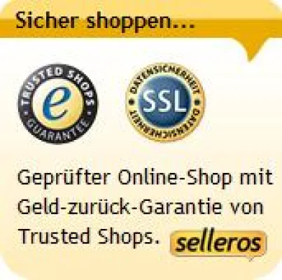 Bild: Sicher shoppen mit Zertifikat bei selleros.com