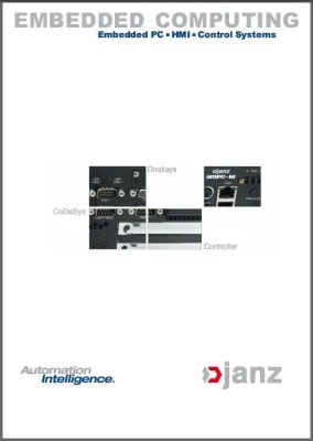 Janz - Neue Produktübersicht Embedded Computing Bild: Janz - Neue Produktübersicht Embedded Computing