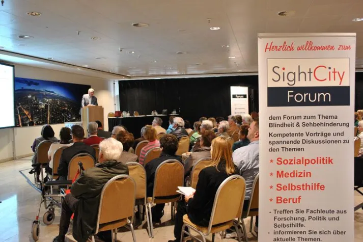 10. SightCity Forum mit großem Jubiläumsprogramm: Vorträge und Weiterbildung rund um das Thema Sehbehinderung Bild: 10. SightCity Forum mit großem Jubiläumsprogramm: Vorträge und Weiterbildung rund um das Thema Sehbehinderung
