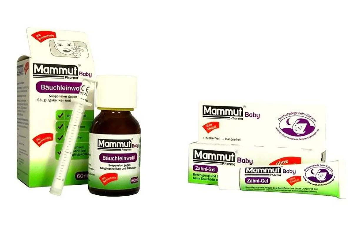 Kindermedizin von Mammut Pharma – speziell für die Bedürfnisse von Babys und Kleinkindern entwickelt.