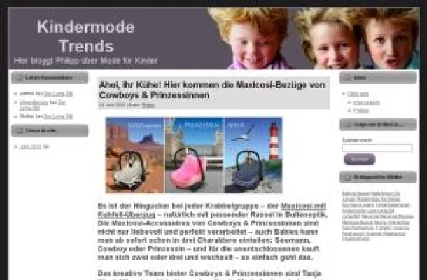 Bild: Neuer Kindermode-Blog von Nicki's