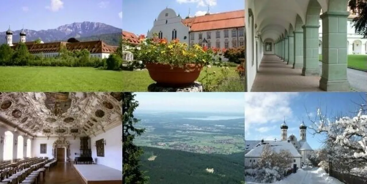 Die barocke Kunst und die Natur der Umgebung genießen.