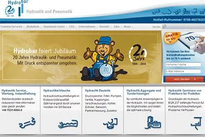HYDROBAR GmbH feiert 20 Jahre Pneumatik- und Hydraulikservice Bild: HYDROBAR GmbH feiert 20 Jahre Pneumatik- und Hydraulikservice