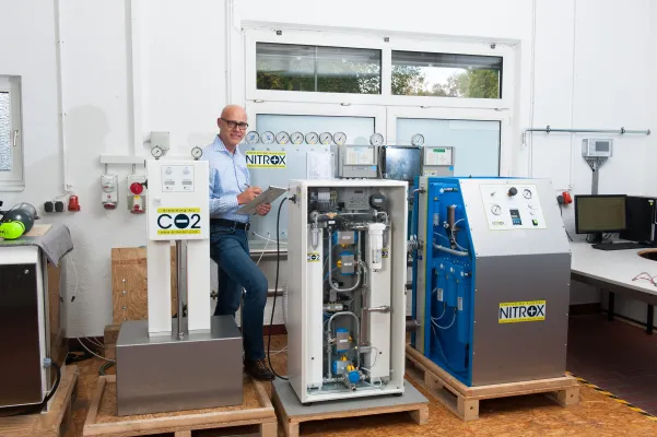 Bild: Krinner Drucklufttechnik bietet komplette Lösungen für industrielle Atemluftsysteme 