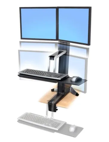 Bild: Steh auf wenn Du mit Ergotron Workfit-S arbeitest, steh auf …