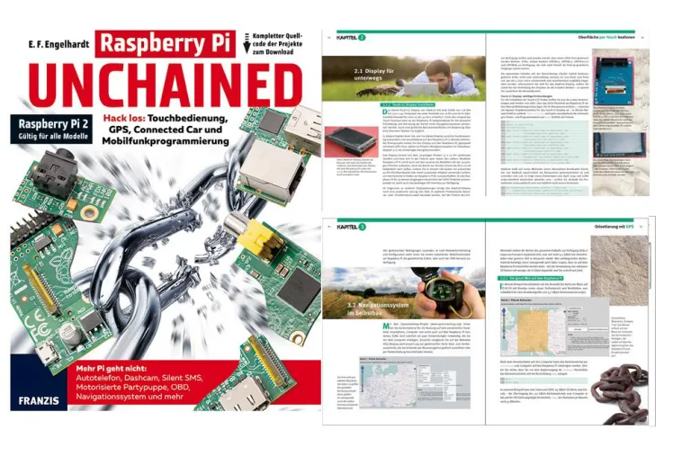 Raspberry Pi Unchained - Entfesselt zum mobilen Freund und Helfer für Auto und Outdoor Bild: Raspberry Pi Unchained - Entfesselt zum mobilen Freund und Helfer für Auto und Outdoor