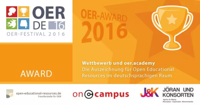 Bild: 10.000 Euro Preisgeld für Open Educational Resources – Jetzt bewerben für den OER-Award 2016