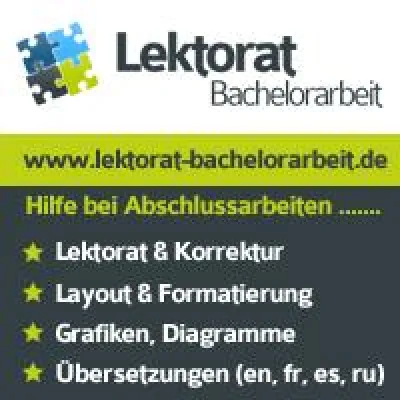 Bild: Lektorat, Korrektur und Formatierung für Bachelorarbeit, Diplomarbeit, Dissertation