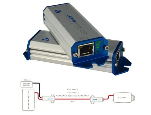 Veracity LONGSPAN - IP- und PoE-Extender für Full-Speed-Netzwerkverbindungen über 800 Meter Bild: Veracity LONGSPAN - IP- und PoE-Extender für Full-Speed-Netzwerkverbindungen über 800 Meter