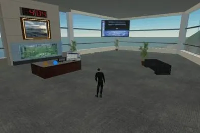 Bild: hansen-creativ  nutzt die virtuelle 3D Welt der Community Second Life