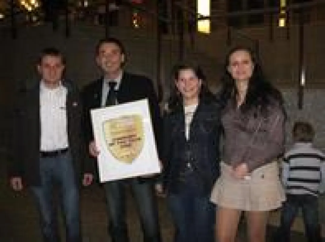 Marion Aundrup, Mike Künnecke mit Dagmar und Eberhard Weibler