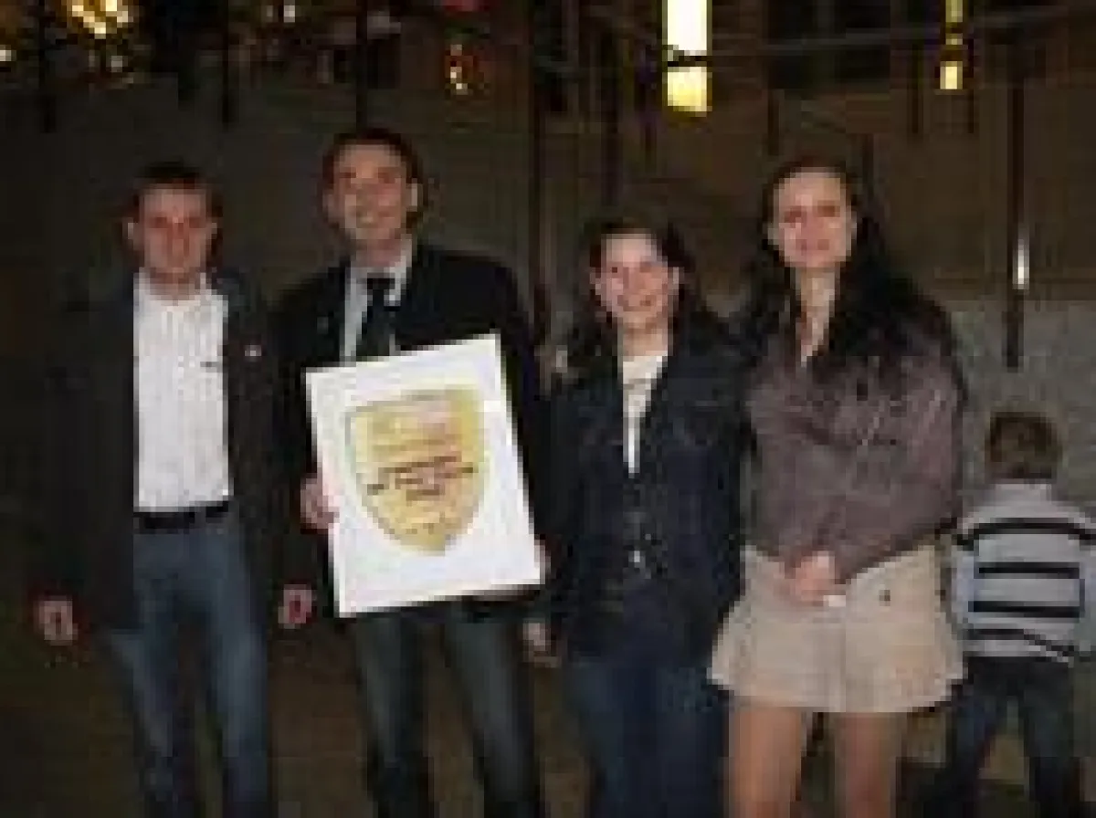 Marion Aundrup, Mike Künnecke mit Dagmar und Eberhard Weibler