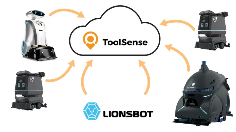 Bild: ToolSense und LionsBot starten Integrationspartnerschaft für vernetztes Roboter- und Asset-Management