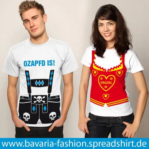 Mit dem individuellen Trachten-Shirt zum Oktoberfest 2010 Bild: Mit dem individuellen Trachten-Shirt zum Oktoberfest 2010