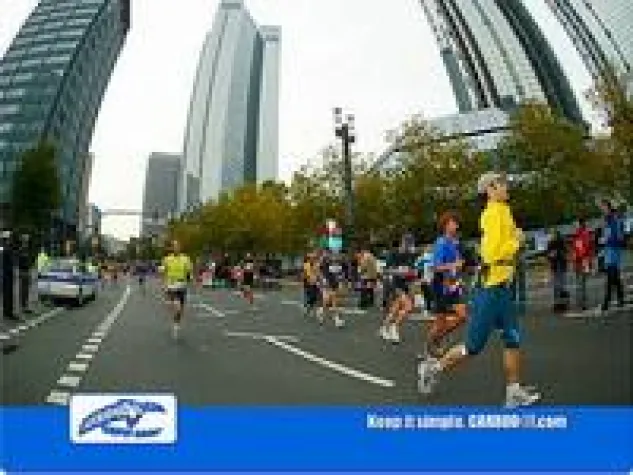 Bild: Sonja Oberem und Steffen Justus gehen mit und für Carboo4U beim Frankfurt Marathon an den Start