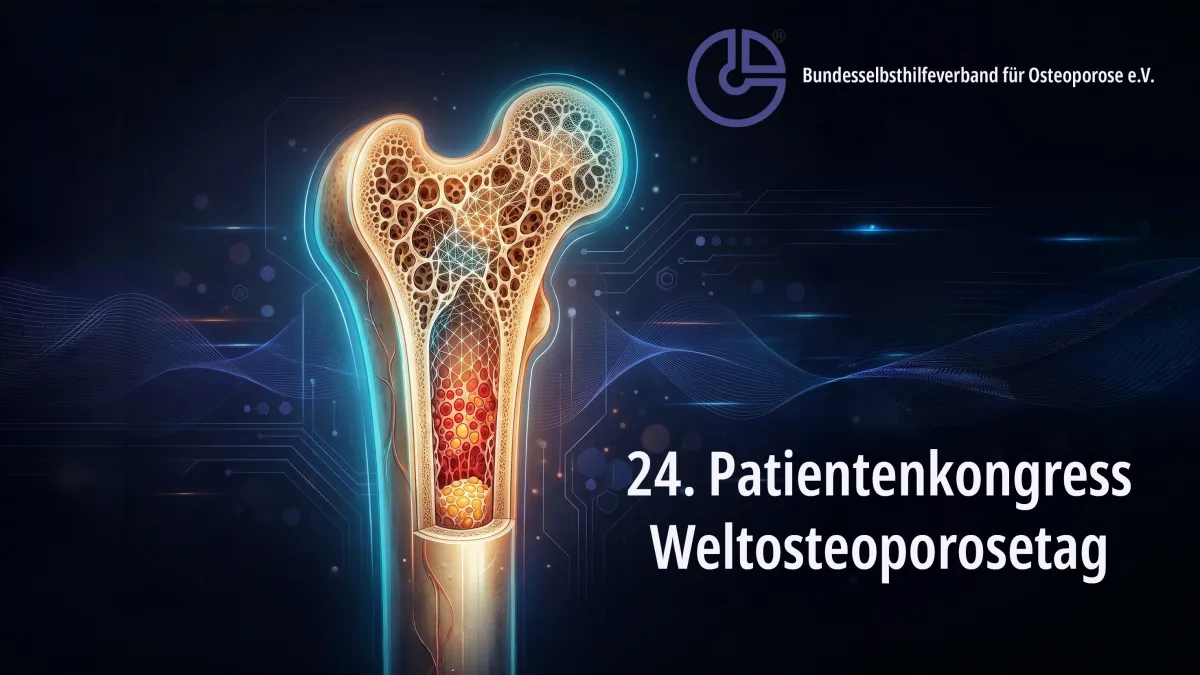 Vorsorge statt Nachsorge: Der BfO-Patientenkongress klärt über Knochenschwund auf (© KI-generiert ©BfO)