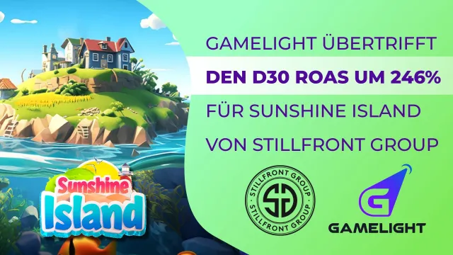 Bild: Gamelight übertrifft den D30 ROAS um 246% für Sunshine Island von Stillfront Group