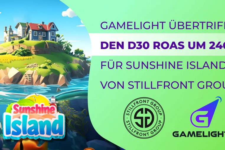 Bild: Gamelight übertrifft den D30 ROAS um 246% für Sunshine Island von Stillfront Group